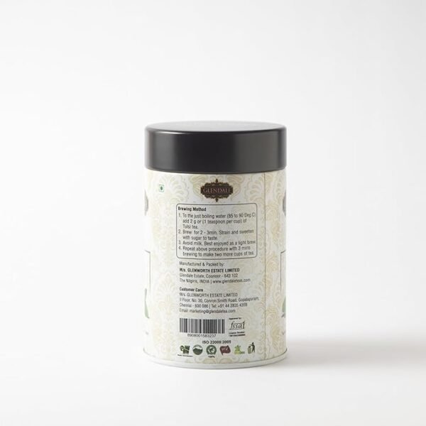 Glendale Tulsi Tea Tin 100g (Pack of 1) 150 Years Heritage - Image 3