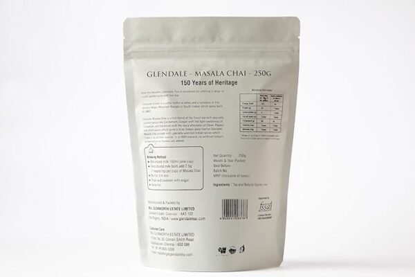 Glendale Tea - Masala Tea - 100% Indian Spicy Flavour & Natural Masala Chai - Powdered Leaves - Rich In flavours - Image 3
