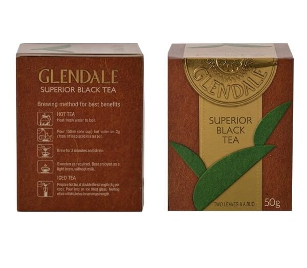 GLENDALE Superior Black Tea | 50 g | Pack of 1 | Total 50 g | High Grown Single Garden Nilgiri Tea - Image 2