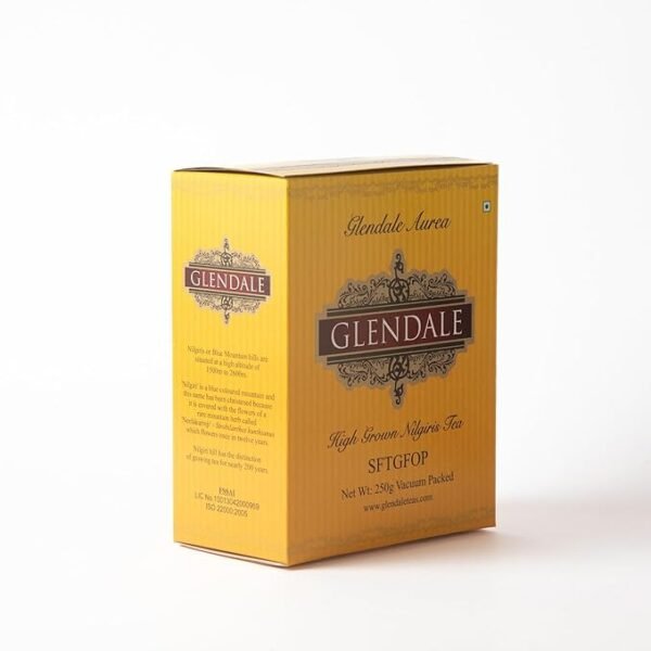 Glendale High Grown Nilgiris Tea - Fresh Nilgiris Tea SFTGFOP- Loose Leaf Nilgiris Tea - Single Garden Nilgiris Tea Loose Leaves - Premium Nilgiris Tea - 250g - Image 4
