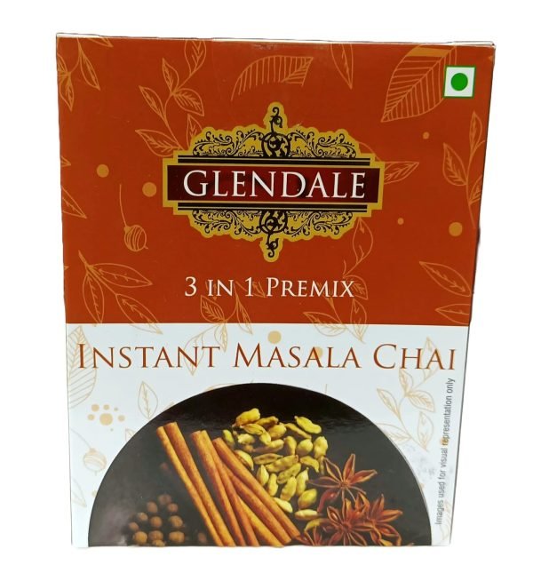 GLENDALE Instant Masala Chai 140 g | 3 in 1 Premix Instant Tea 10 Sachets in Each Pack - Image 3