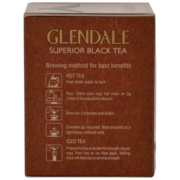 GLENDALE Superior Black Tea | 50 g | Pack of 1 | Total 50 g | High Grown Single Garden Nilgiri Tea - Image 5