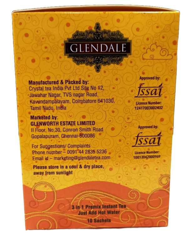 GLENDALE Kashmiri Kawah Tea 100 g | 3 in 1 Premix Instant Tea 10 Sachets in Each Pack - Image 4