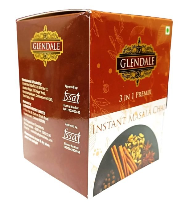 GLENDALE Instant Masala Chai 140 g | 3 in 1 Premix Instant Tea 10 Sachets in Each Pack - Image 6