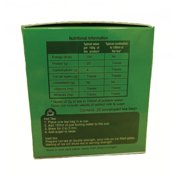 GLENDALE Honey Lemon Green Tea | 25 Enveloped Tea Bags | Pack of 1 | Total 25 Dip Tea Bags | High Grown Nilgiri Tea - Image 3