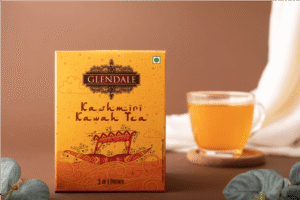 GLENDALE Kashmiri Kawah Tea 100 g | 3 in 1 Premix Instant Tea 10 Sachets in Each Pack