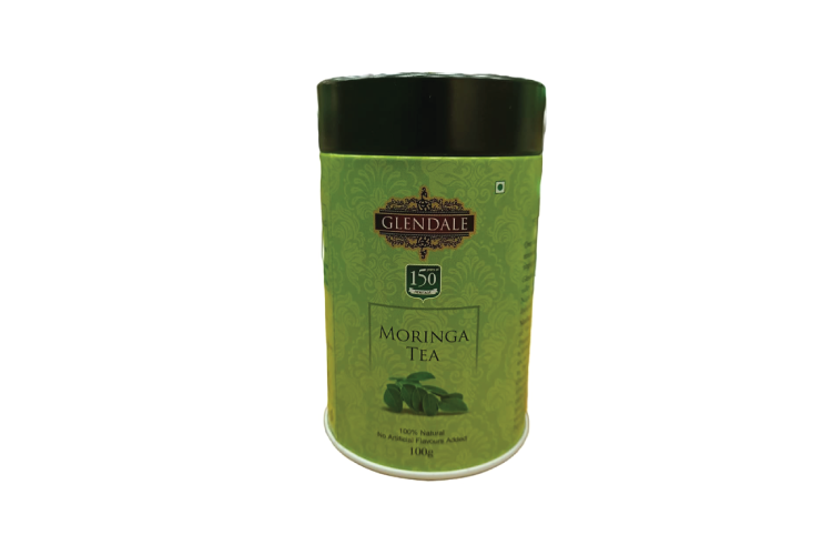 Glendale Moringa Tea Tin 100g (Pack of 1) 150 Years Heritage