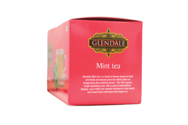 GLENDALE Mint Tea | 25 Enveloped Tea Bags | Pack of 1 | Total 25 Dip Tea Bags - Image 2