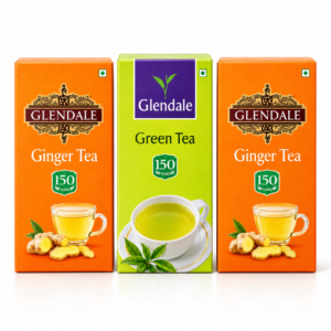 Buy 2 Get 1 Free - Buy Ginger Tea Dip (Pack of 2) | Get Green Tea | 25 Enveloped Tea Bags | Pack of 1